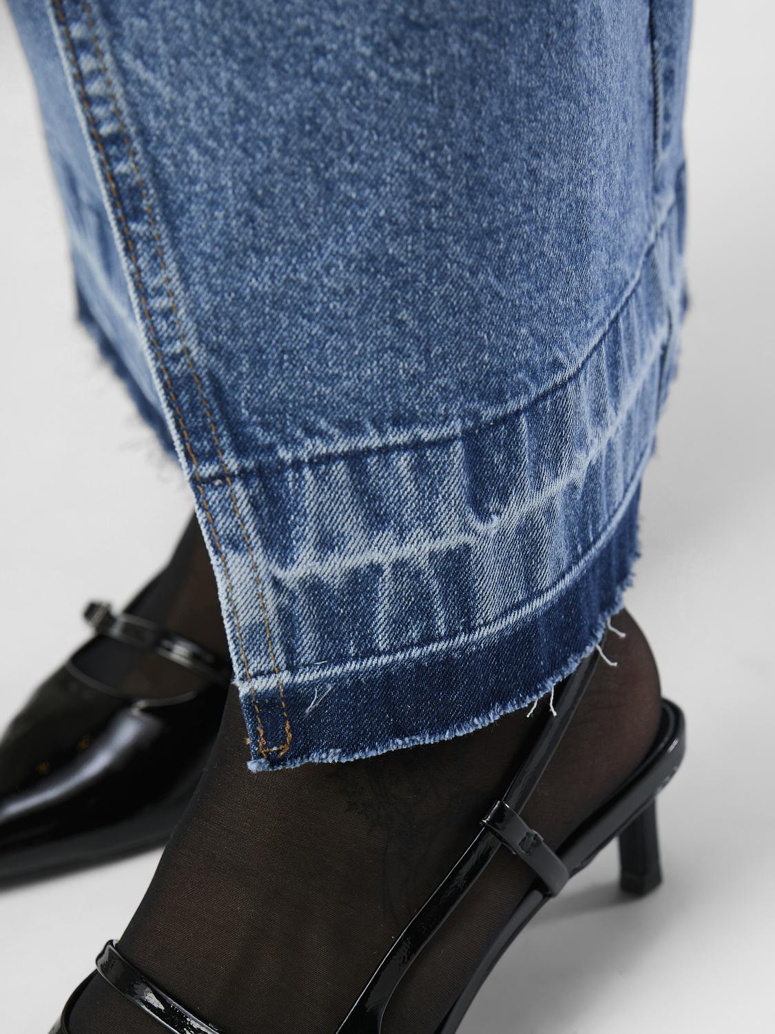 OBJHARPER Skirt - Medium Blue Denim